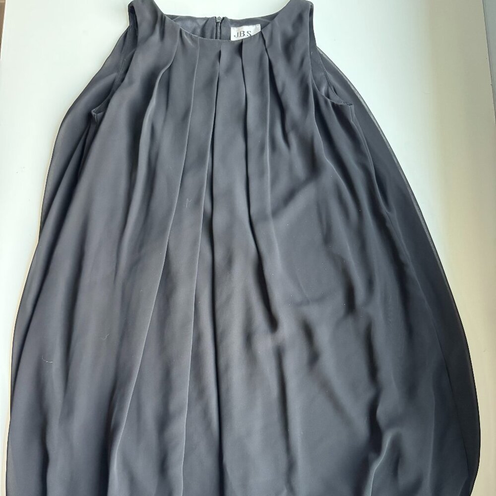 Dressy Black Mini Bubble hemmed dress